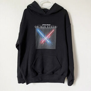 Star Wars Obi-Wan Kenobi Light Saber Hoodie Sweatshirt Youth Medium